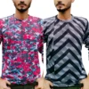 Premium Mesh & PP Print Full Sleeve T-shirt FST Combo-2