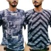 Premium Mesh & PP Print Full Sleeve T-shirt FST Combo-3