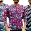 Premium Mesh & PP Print Full Sleeve T-shirt FST Combo-4