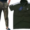 China Micro Stretch Trouser & Mesh Polo T-shirt Combo-7