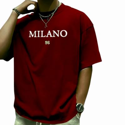 Premium Drop Shoulder D25 - Maroon