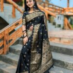 Japani Silk Saree - S2 (কালো)