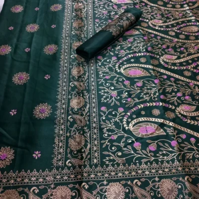 Japani Silk Saree - S9 (সবুজ)